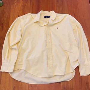 🌻YELLOW RALPH LAUREN BUTTON DOWN SHIRT🌻